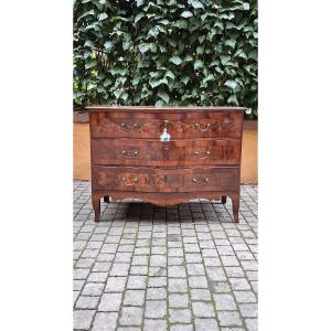 Antique Louis XV Emilian Chest Of Drawers From The 18th Century