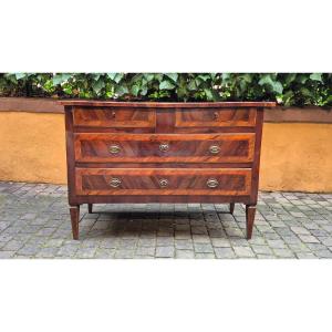 Commode Louis XVI ancienne avec fil, datant du XVIIIe siècle