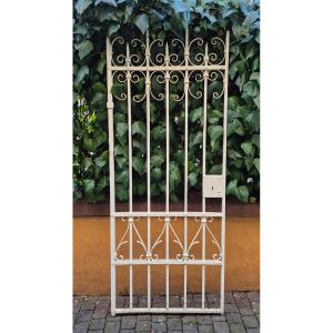 Antique Wrought Iron Gate From The 19th Century