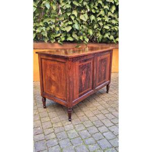 Petit bureau ancien Louis XVI incrusté