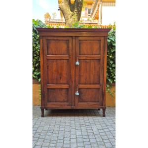 Antique 18th-century Paneled Luigi XVI-style Sideboard From Emilia