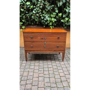 Small Antique Louis XVI-style Chest Of Drawers From Emilia