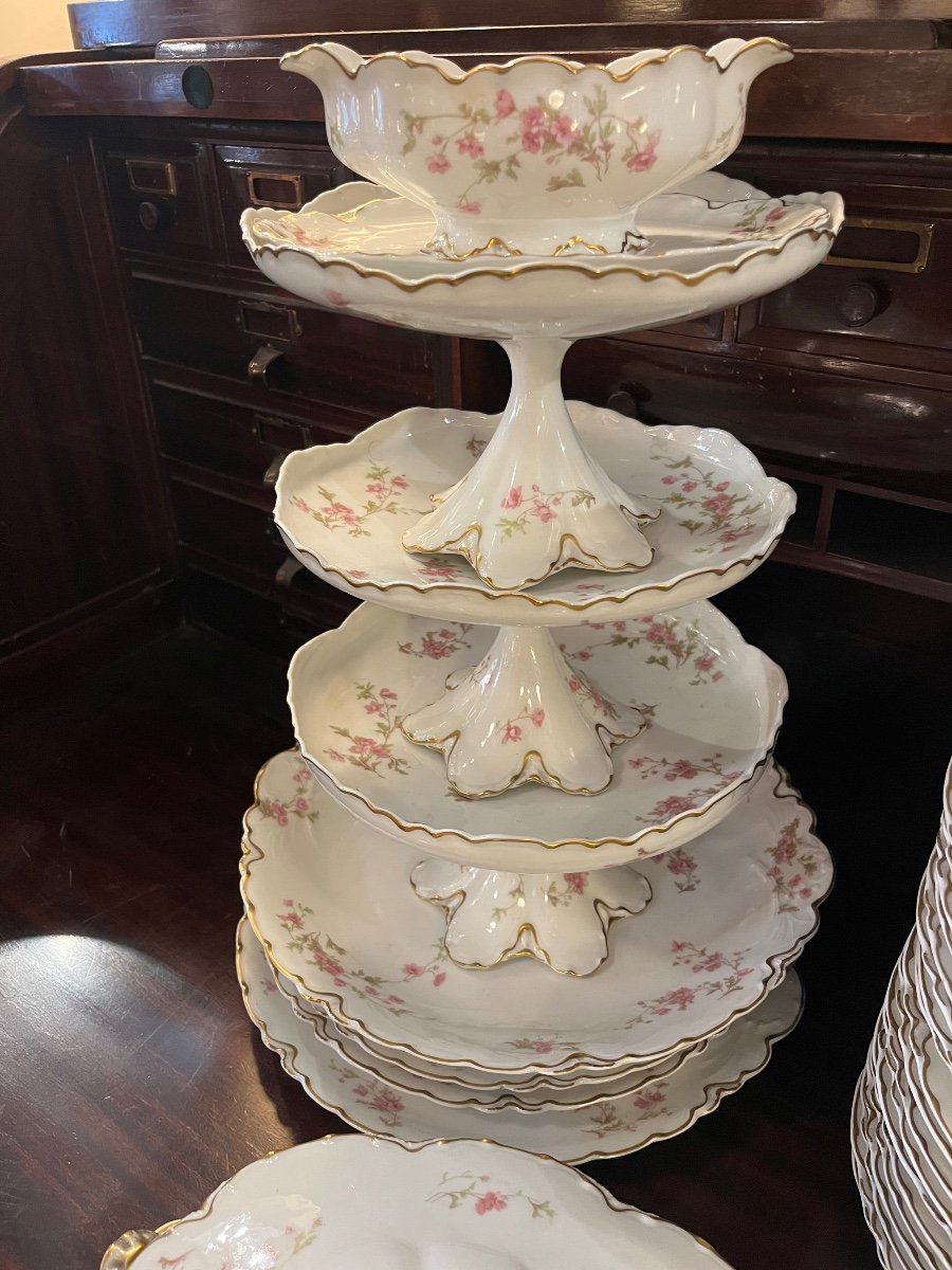 Limoges Franck Haviland Napoleon III Porcelain Service-photo-1