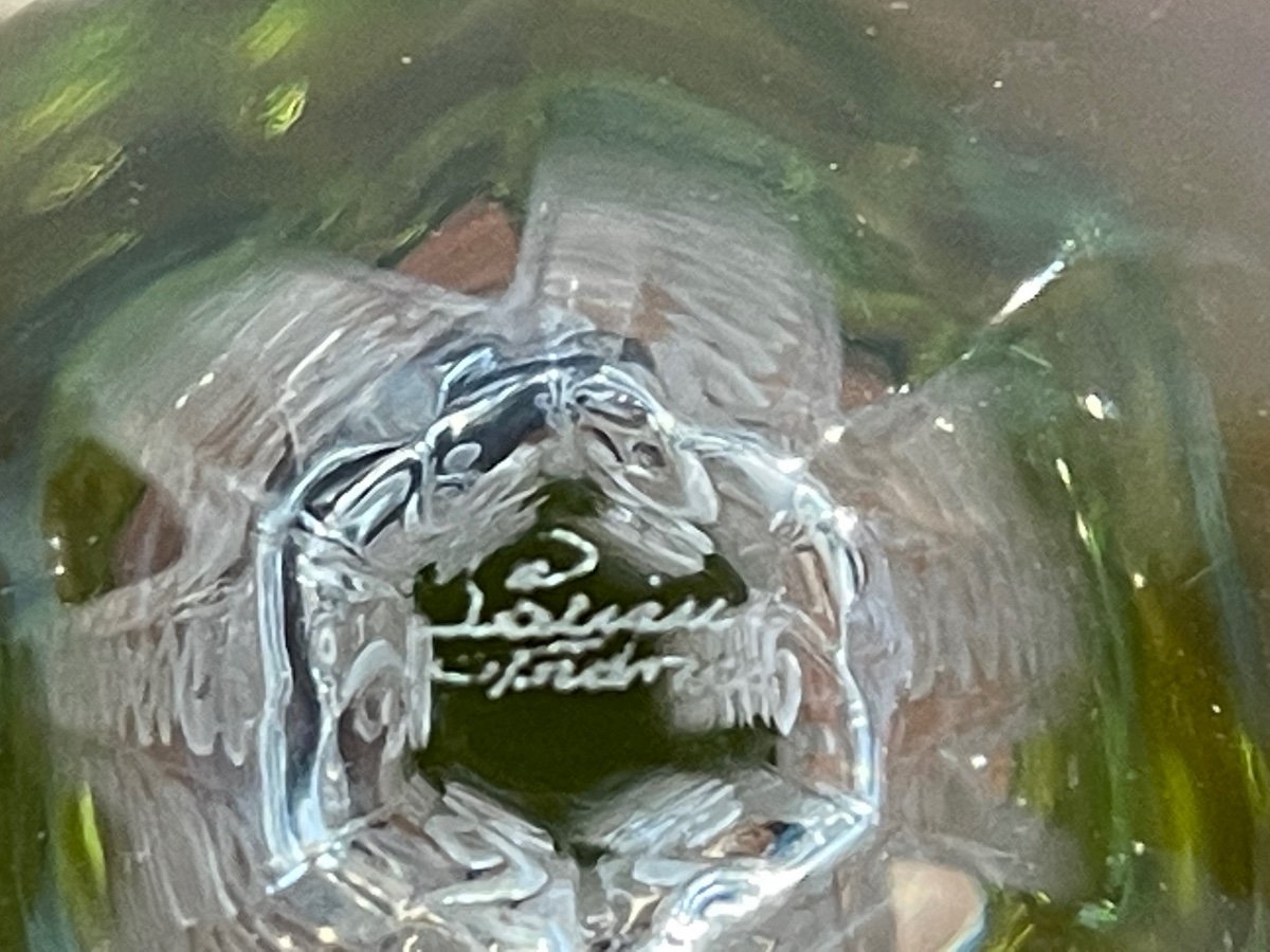 Lalique 4 Verres à Vin Roemer Couleur Modèle Treves-photo-4