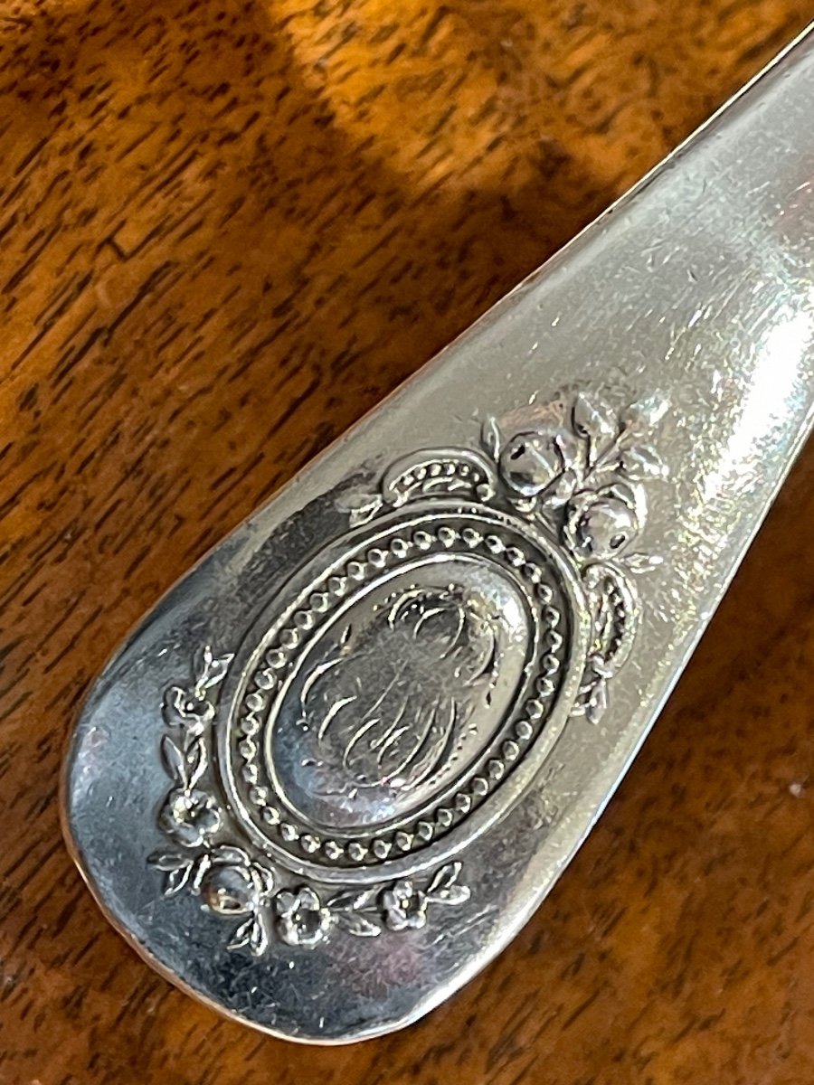 Ladle Wand Silver Medallion Minerva-photo-4