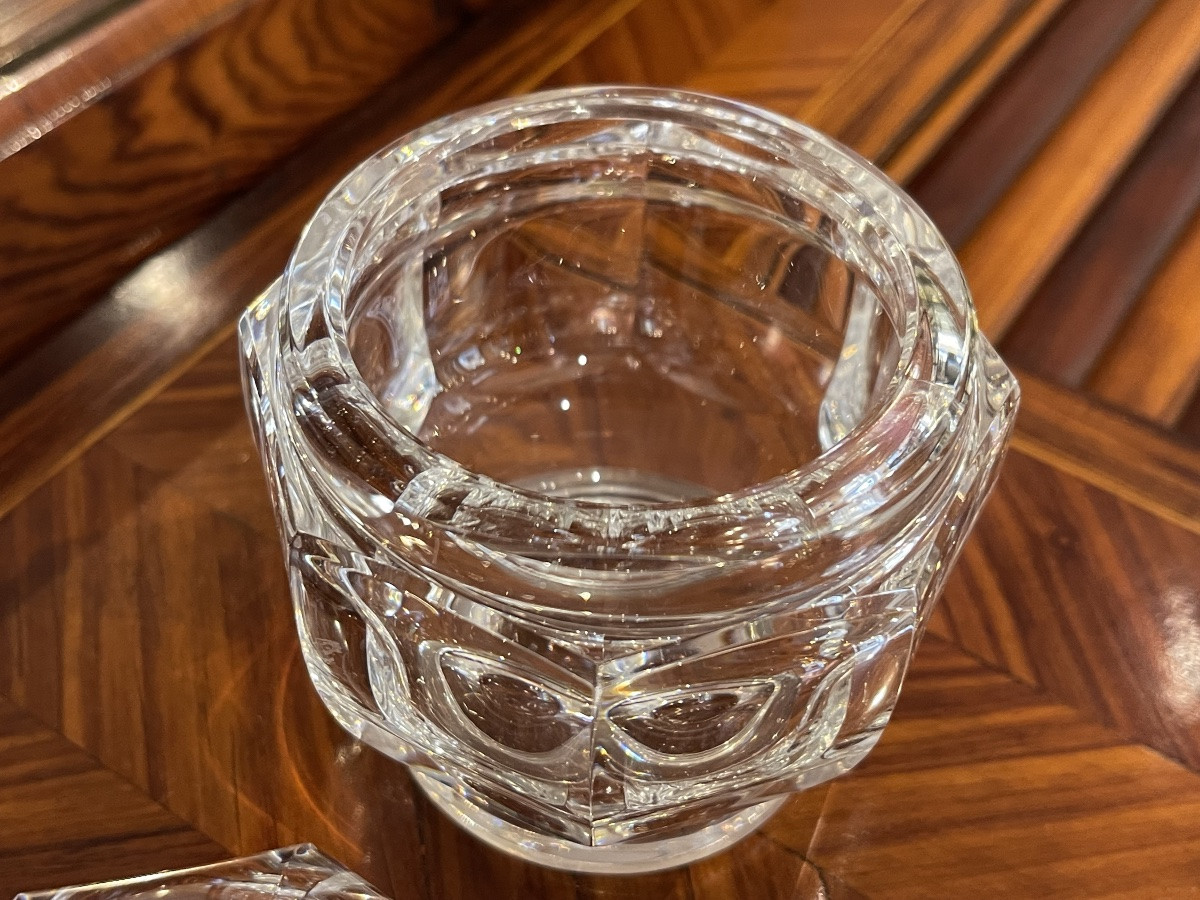 Baccarat Malmaison Crystal Box With Lid-photo-4