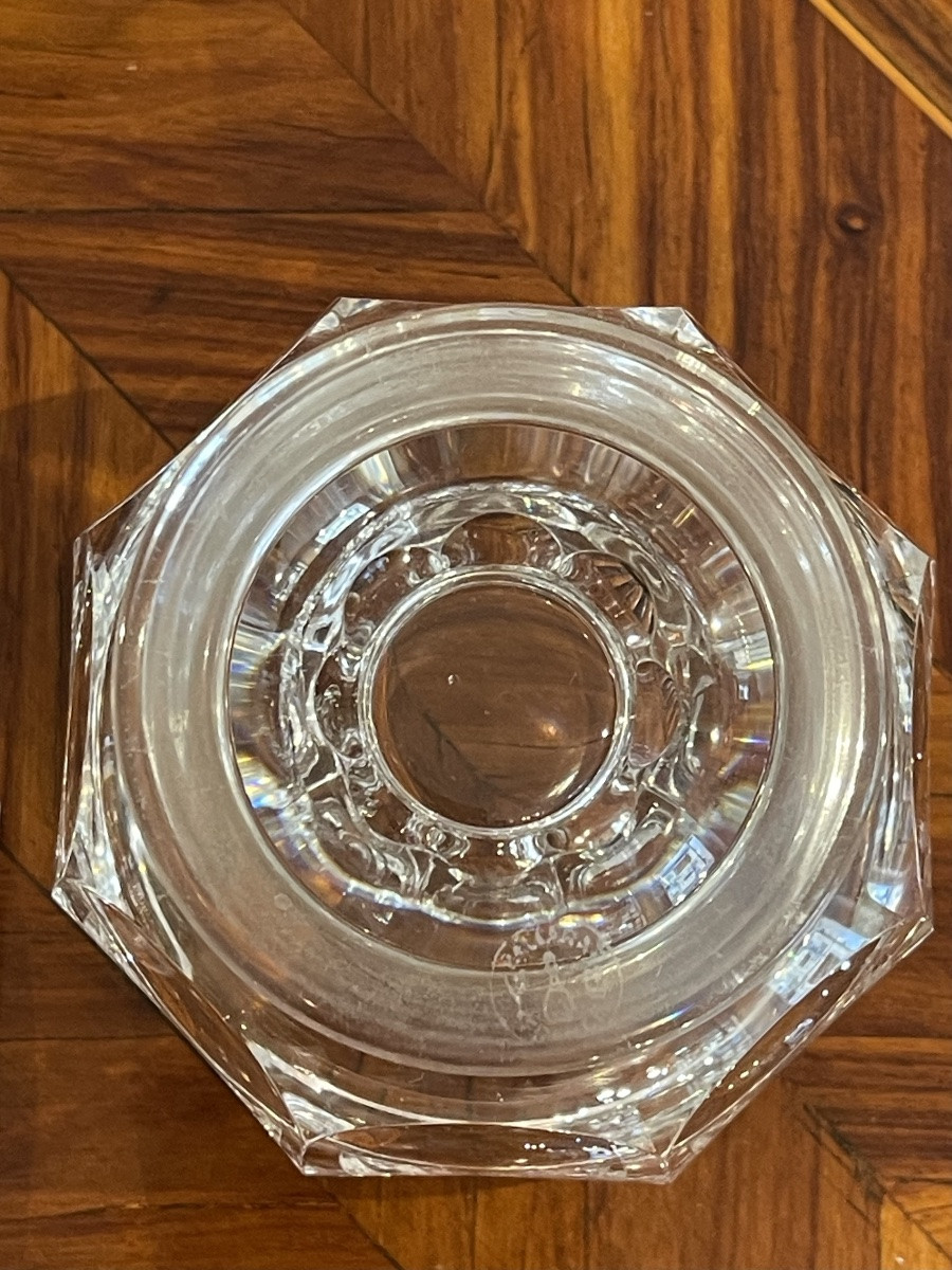 Baccarat Malmaison Crystal Box With Lid-photo-2