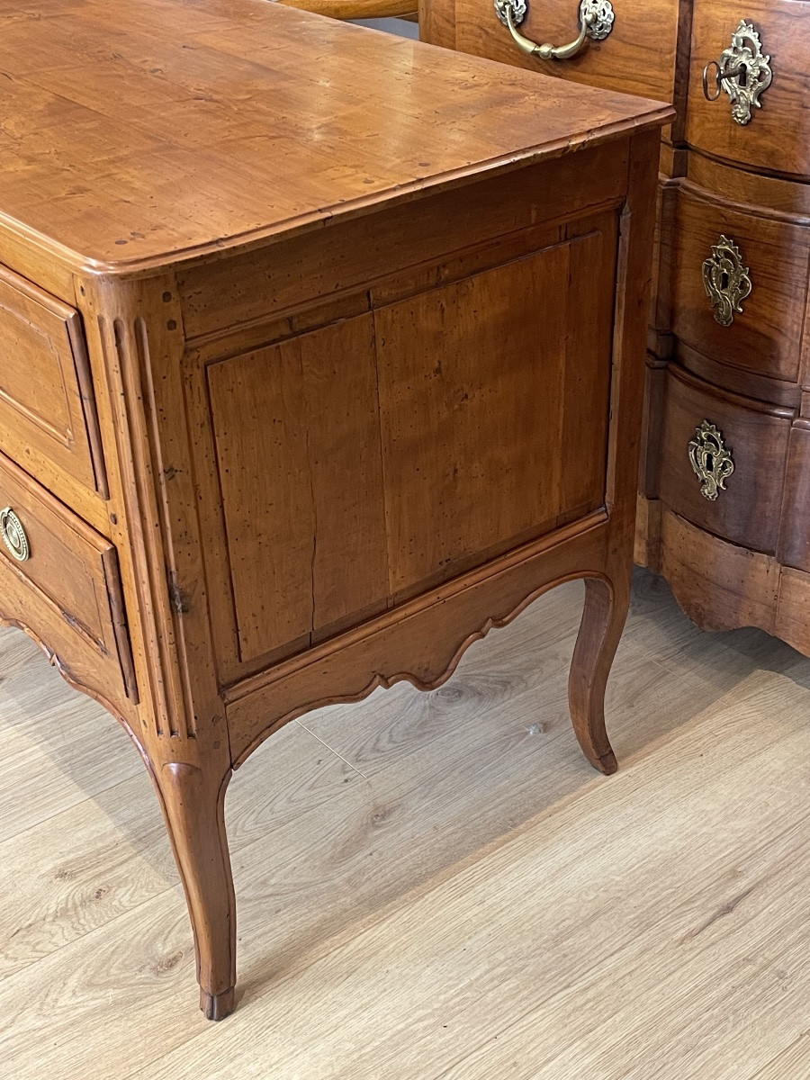 Transitional 18th Century Provence Chest Of Drawers With 2 Drawers -photo-2