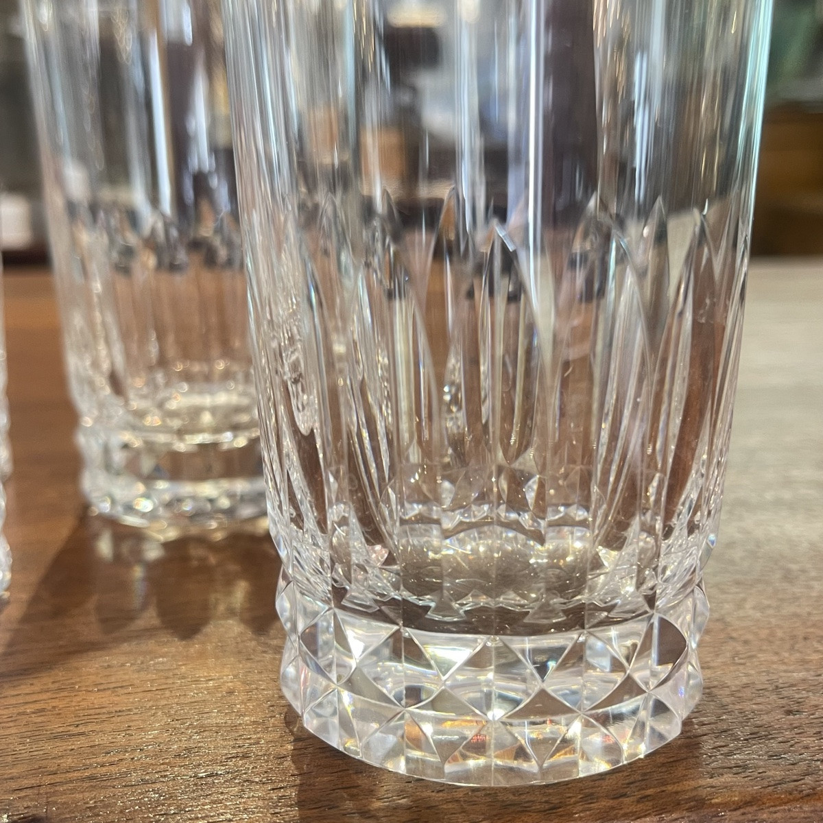 Baccarat Piccadilly 8 Glasses Crystal Tankards -photo-4
