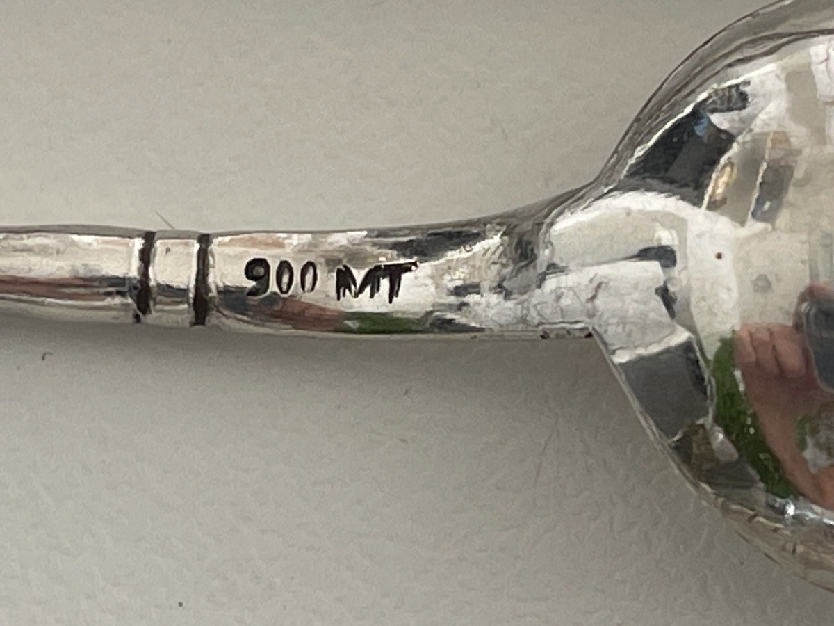 12 Small Silver Spoons Lol-photo-4