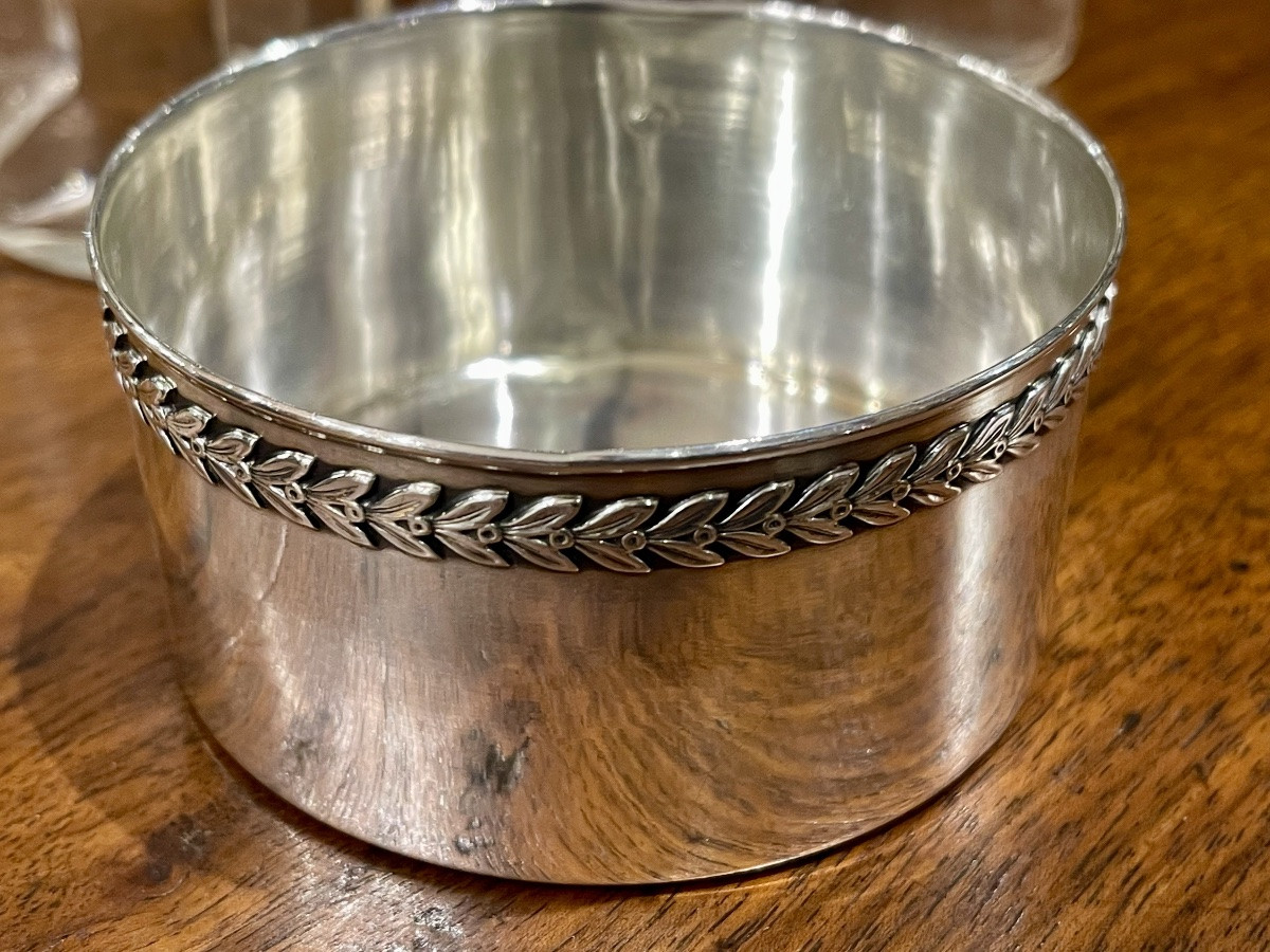 Flacons à parfums cristal et argent Minerve style cave à parfums-photo-2