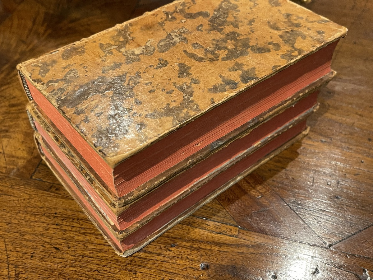 History Of Scotland, 3 Volumes, 18th Century, Leather-bound-photo-2