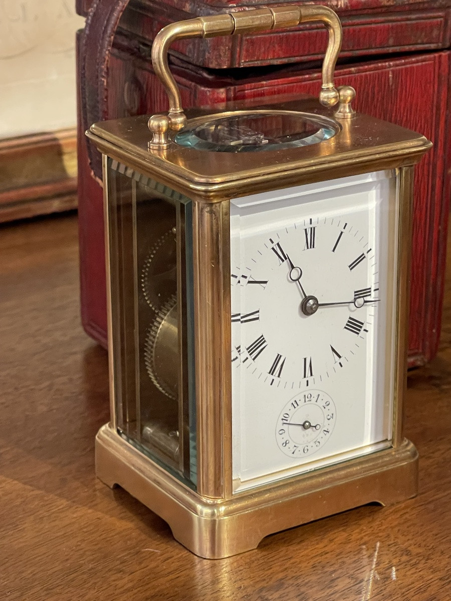Officer's Clock And Its Cartier Case -photo-3