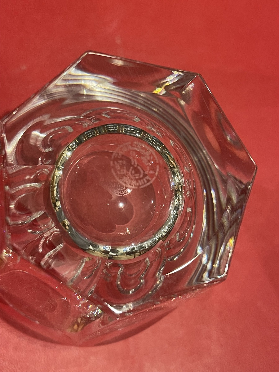 Baccarat Harcourt 6 Crystal Whisky Tumblers In A Gift Box-photo-3