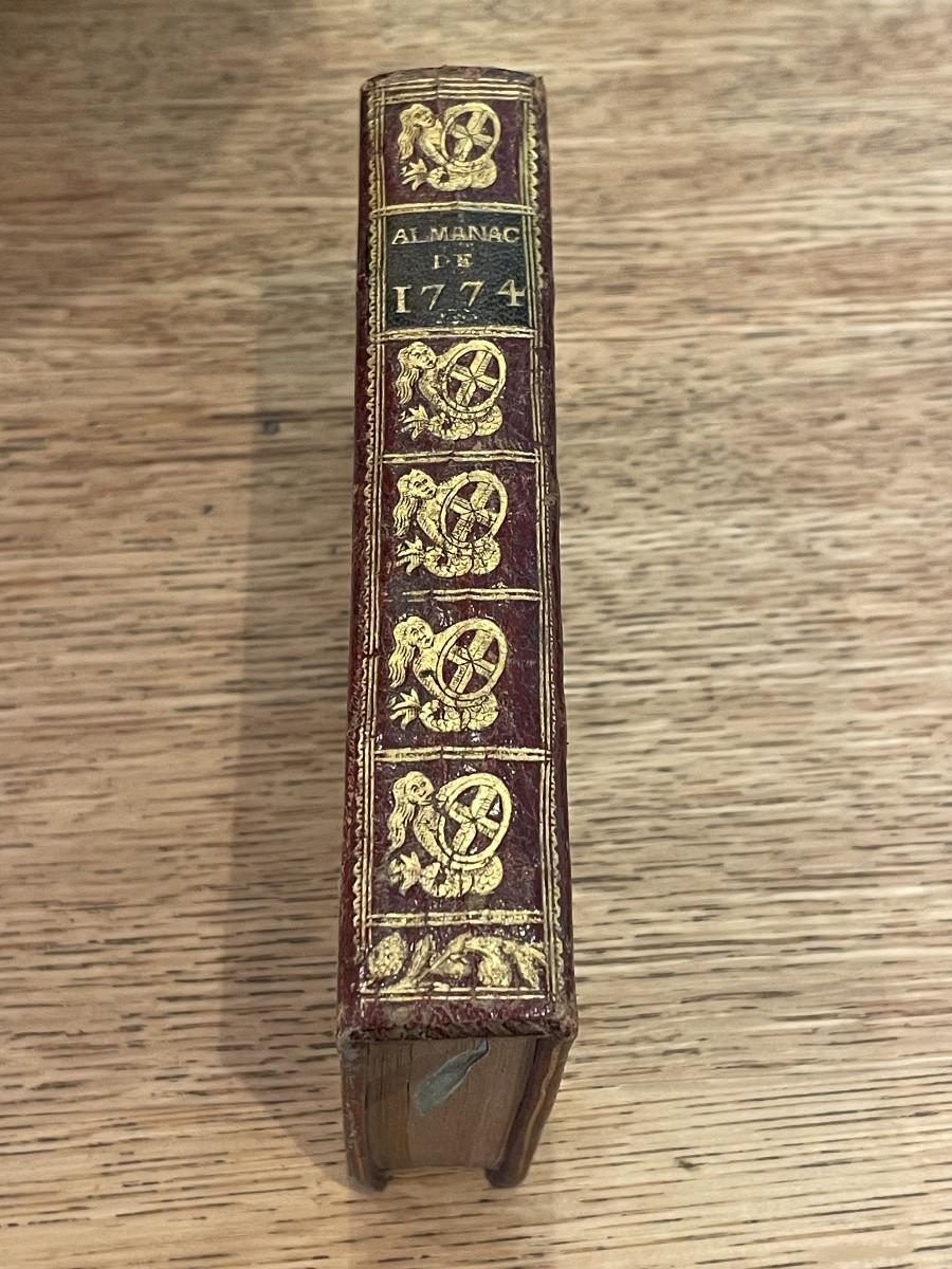 Almanach de Marseille 1774  livre XVIII ème -photo-2
