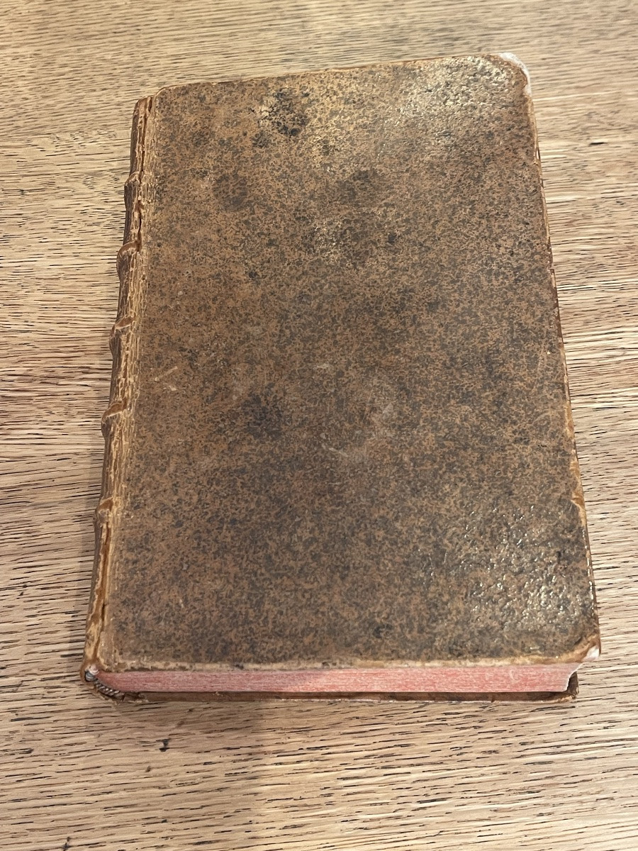 Royal Almanac, Year Vi, Estimated 1760, Spine With Fleur-de-lis, 1 Volume-photo-4