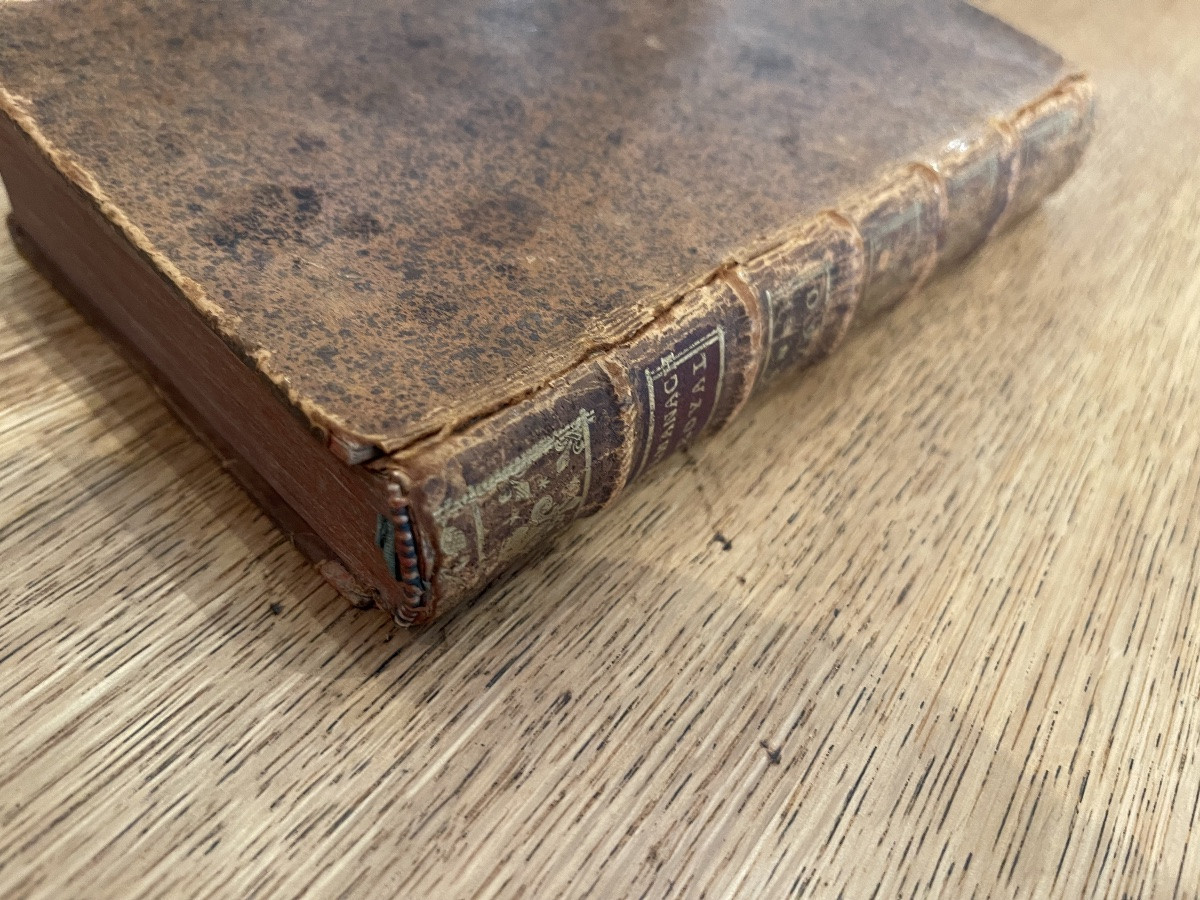 Royal Almanac, Year Vi, Estimated 1760, Spine With Fleur-de-lis, 1 Volume-photo-5