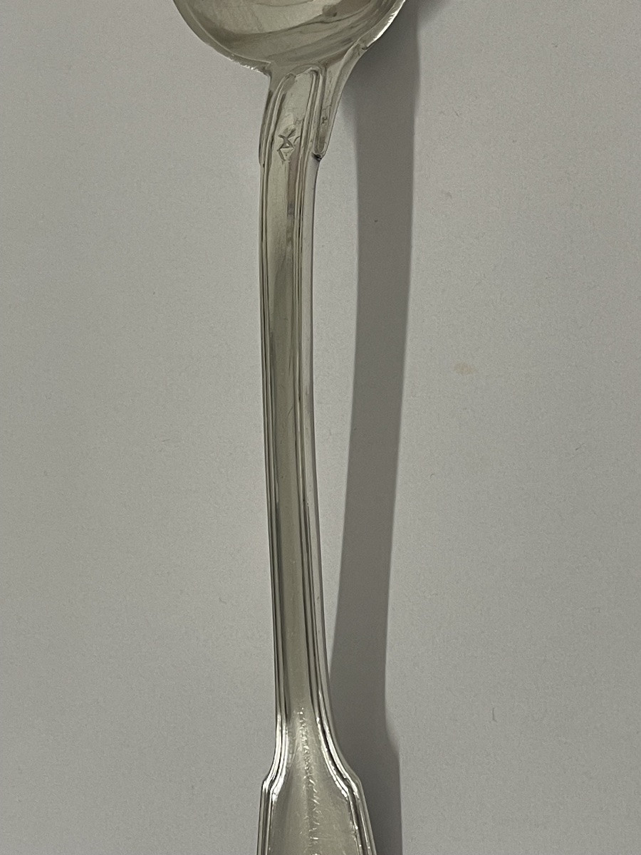 Old Fashioned Silver Stew Spoon Filet Model-photo-4