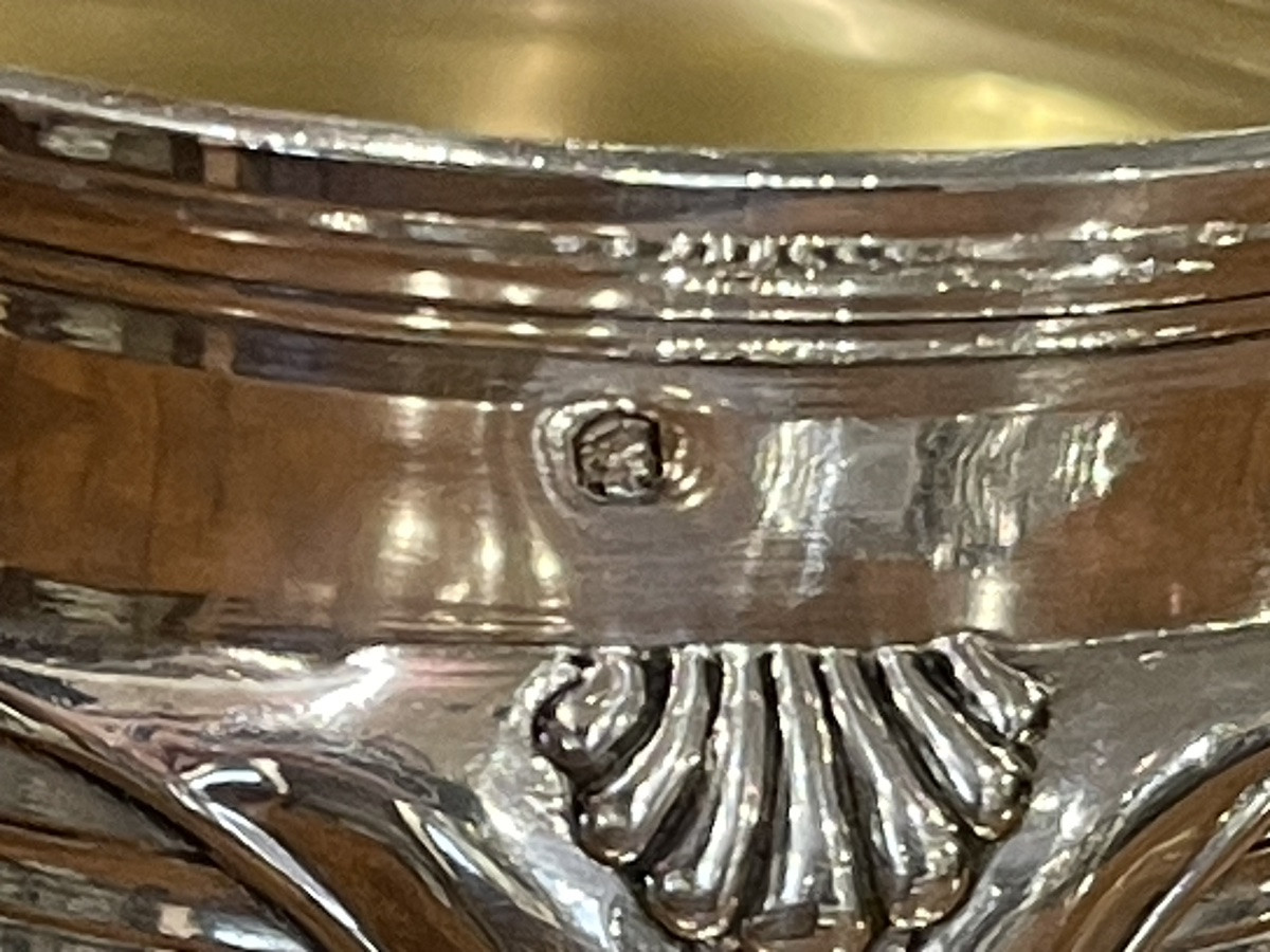 Louis XVI Style Minerve Silver Sugar Bowl-photo-3