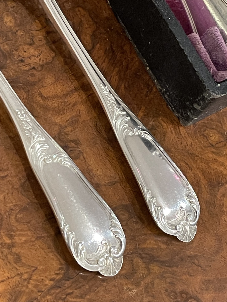 Ménagère Argent minerve style Louis XV Henri Soufflot-photo-1