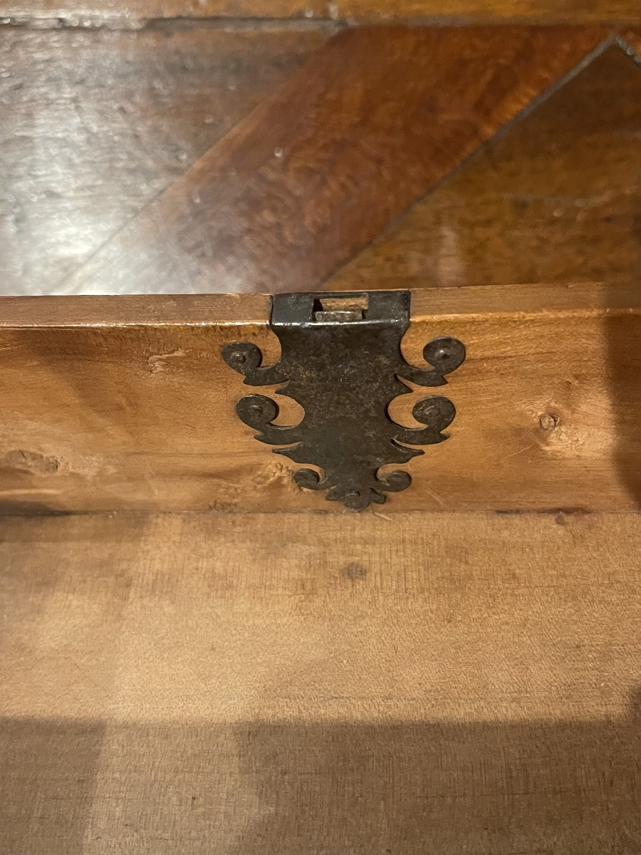 Coffret XVIII en bois de Ste Lucie Nancy atelier Bagard-photo-1