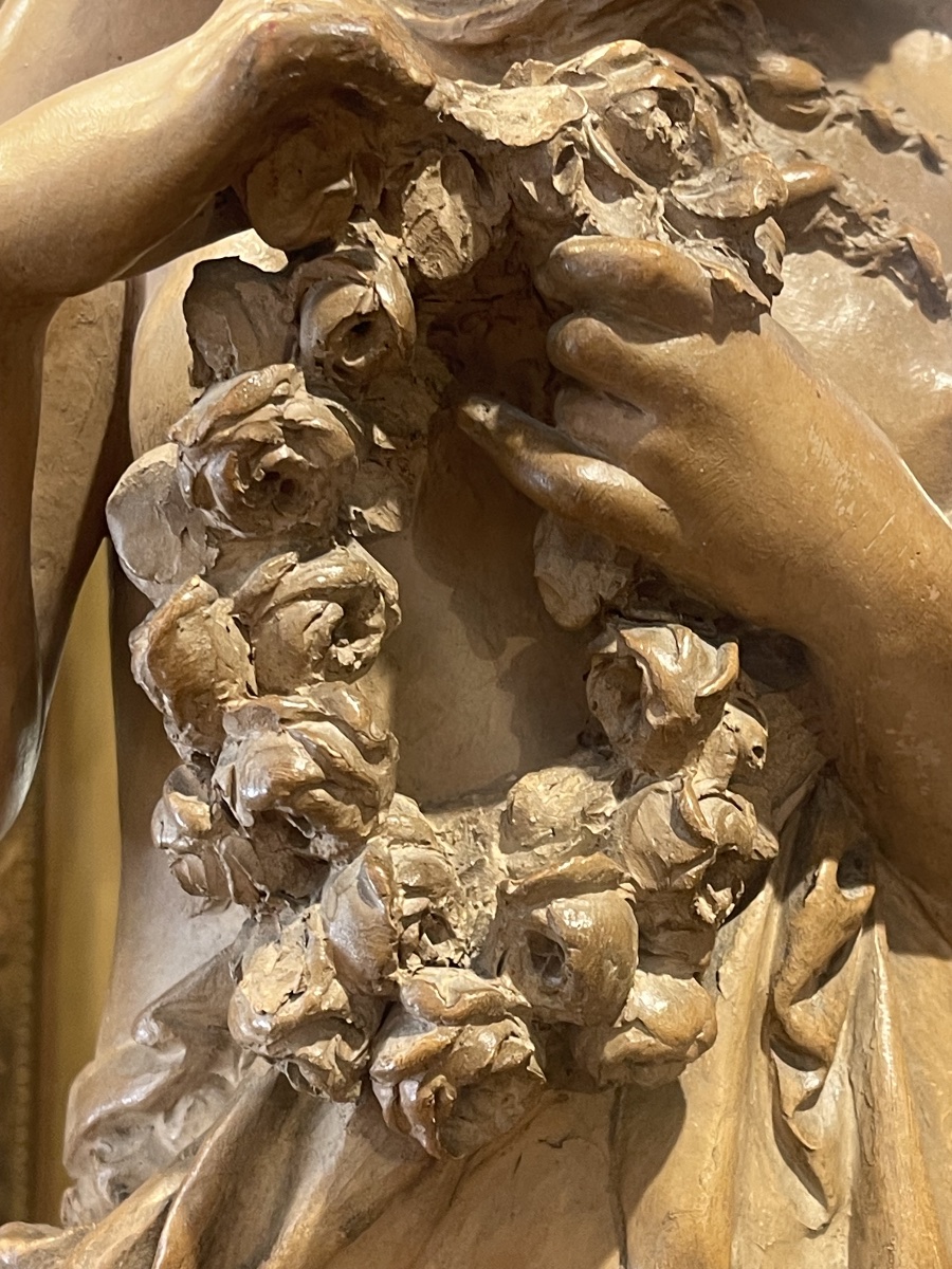 Large Terracotta Statue By Carrier Belleuse-photo-3