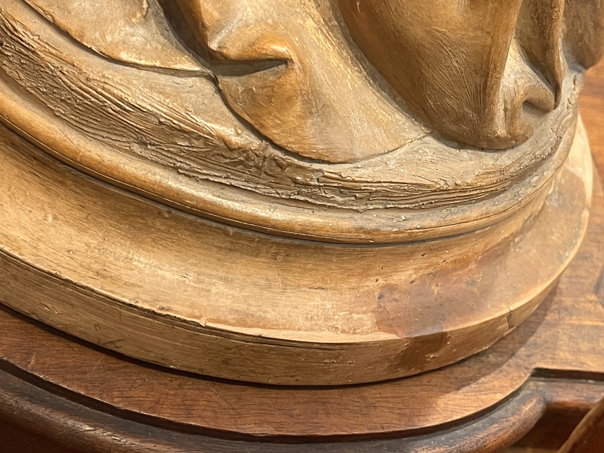 Large Terracotta Statue By Carrier Belleuse-photo-1