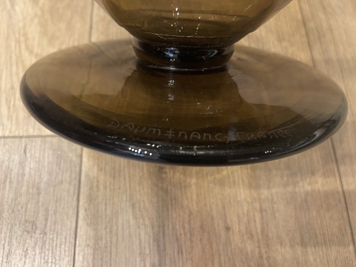 Daum Nancy Art Deco Glass Cup -photo-2