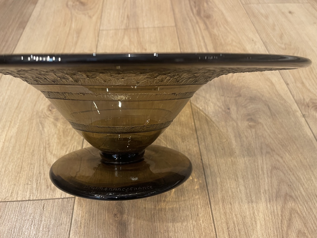 Daum Nancy Art Deco Glass Cup -photo-3