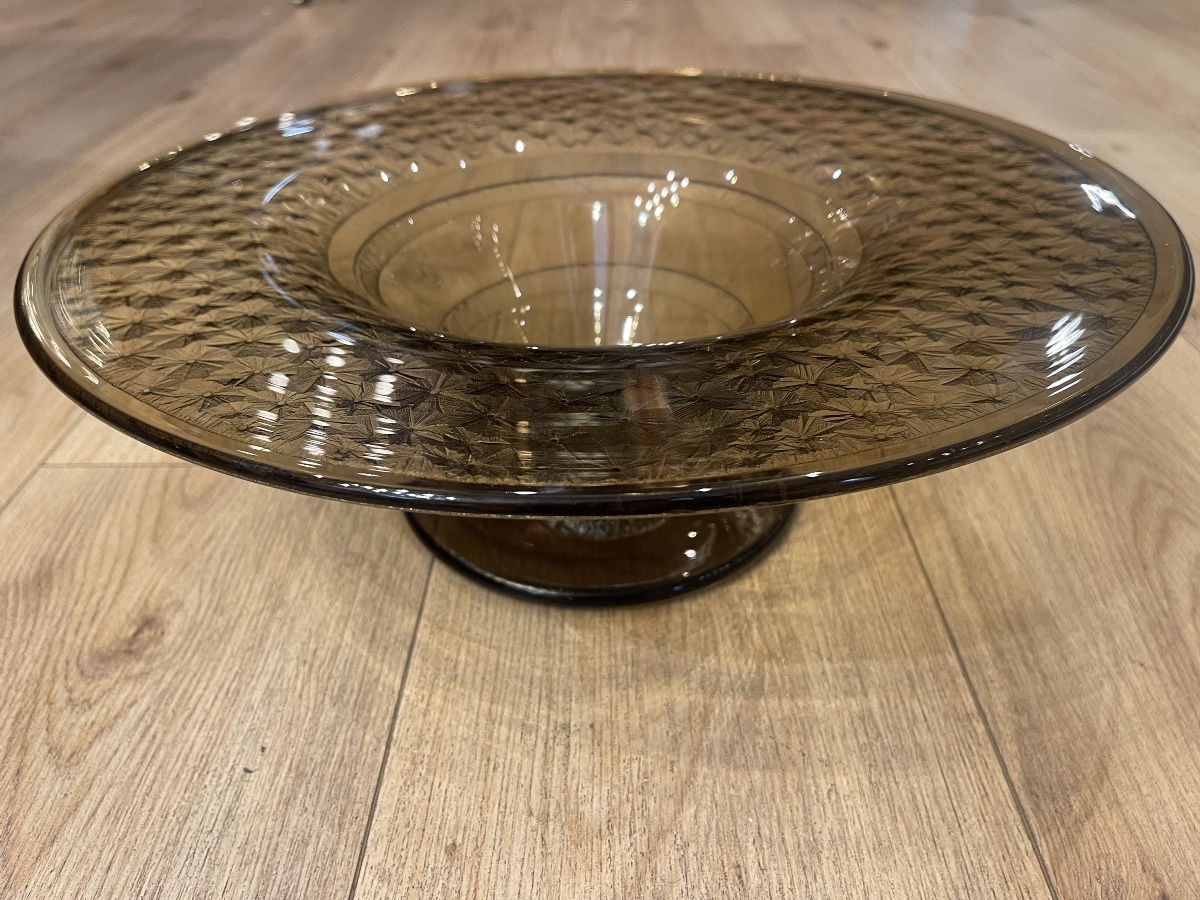 Daum Nancy Art Deco Glass Cup 