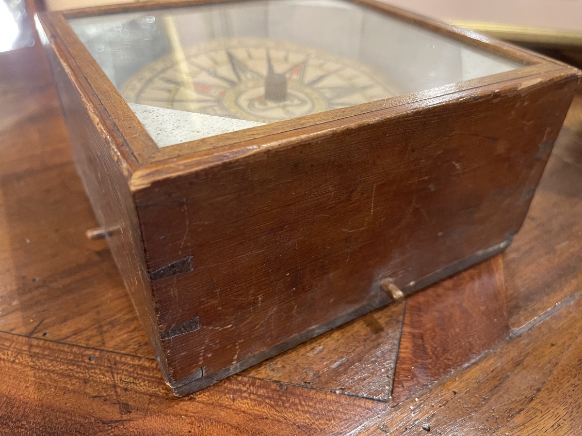 Joseph Roux Nautical Compass At The Port Of Marseille, 18th Century-photo-1