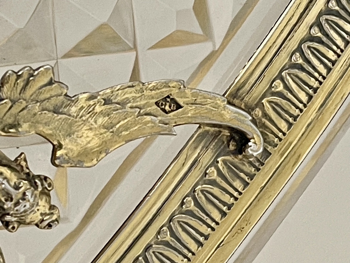 Empire-style Centerpiece In Vermeil Silver By Minerve And Cristzl-photo-1