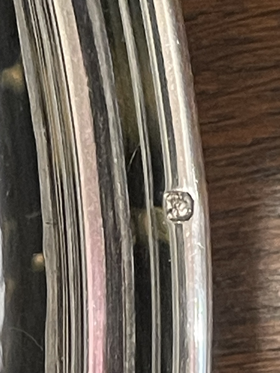 Plat ovale filet argent Minerve 1.2kg Auger à Paris-photo-2