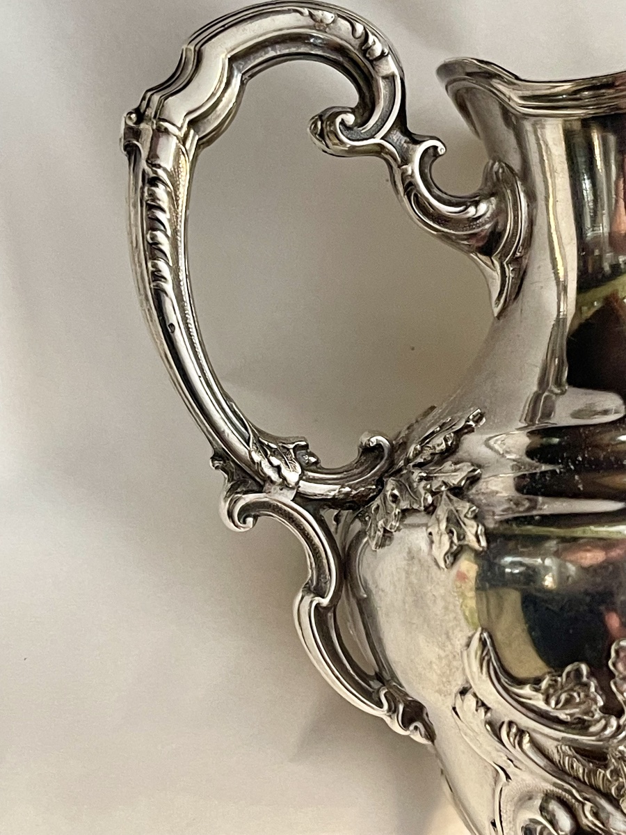 Minerve-style Louis XV Silver Milk Jug-photo-3