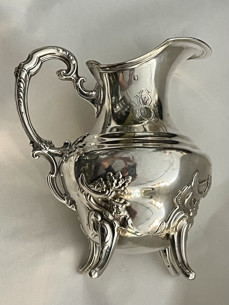 Minerve-style Louis XV Silver Milk Jug-photo-2
