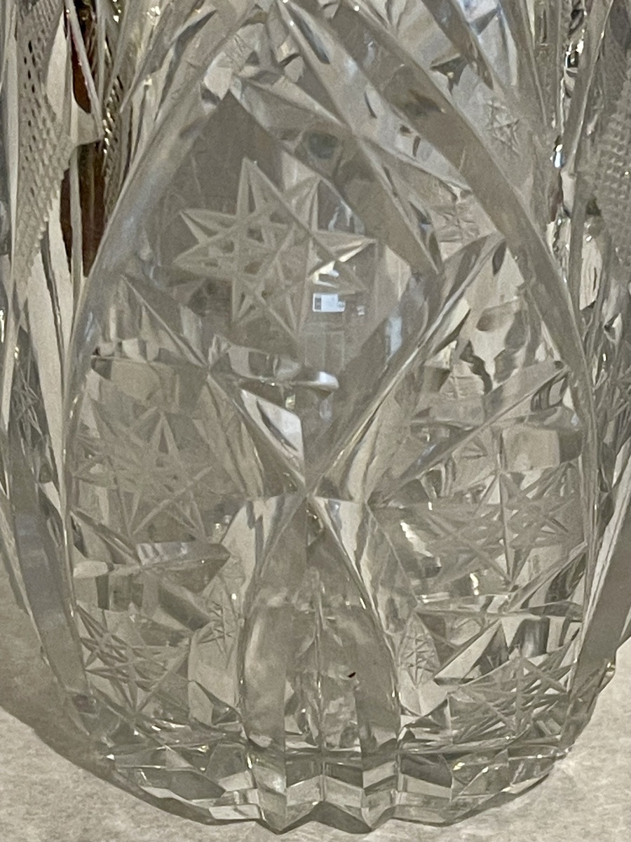 Crystal And Silver Bath Set: Bottle, Box, And Tray -photo-4