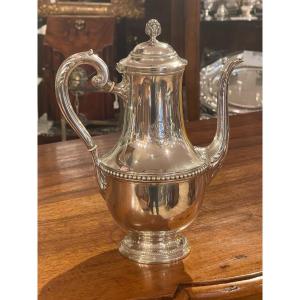 Cafetière Style Louis XVI Argent Minerve Puiforcat 