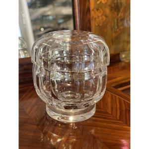Baccarat Malmaison Crystal Box With Lid
