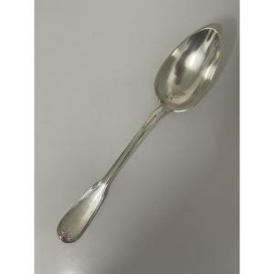 Old Fashioned Silver Stew Spoon Filet Model