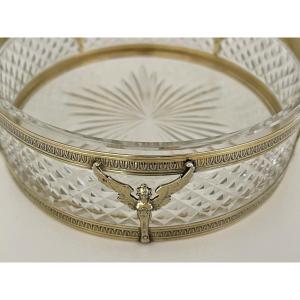 Empire-style Centerpiece In Vermeil Silver By Minerve And Cristzl
