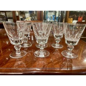 Saint Louis Crystal Jersey Set Of 6 Water Glasses