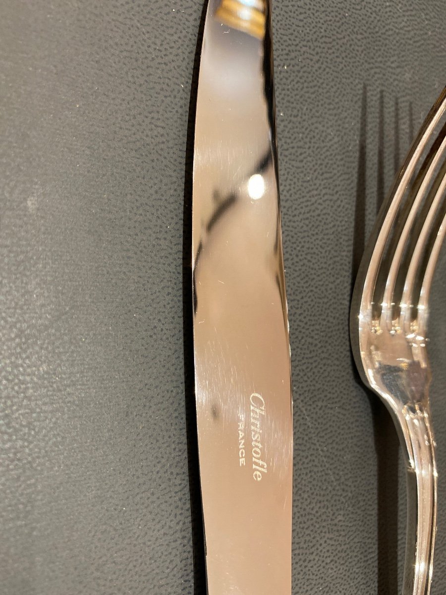 Christofle Vendome In Silver Metal-photo-1