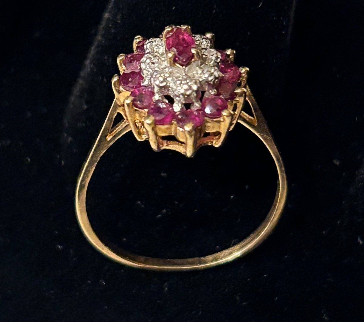 Gold, Ruby And Diamond Ring-photo-2
