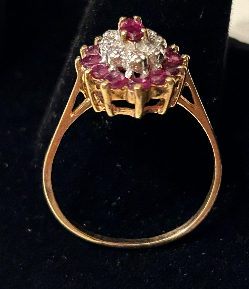 Gold, Ruby And Diamond Ring-photo-4