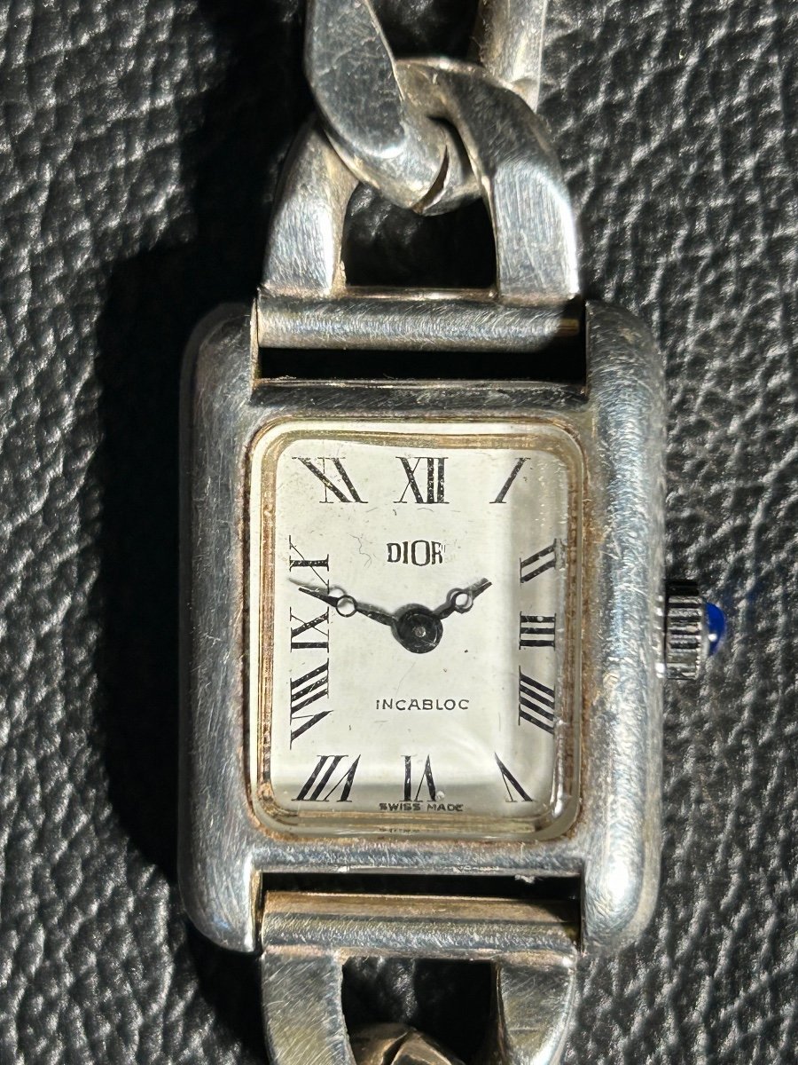 Swiss Watch In Sterling Silver-photo-4