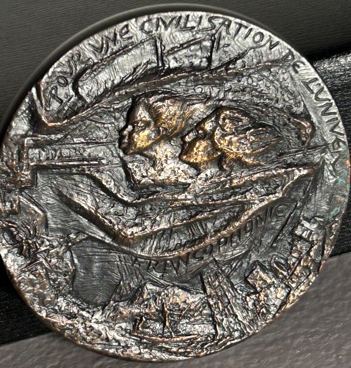 Ch. Engels, Léopold Sédar Senghor Bronze Medal-photo-1