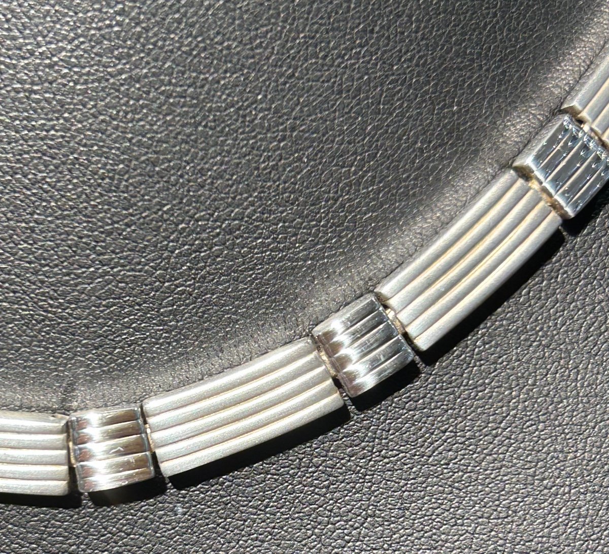 Collier argent massif -photo-4