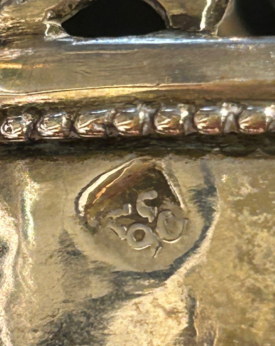 Paire de bénitiers italiens en argent massif -photo-4