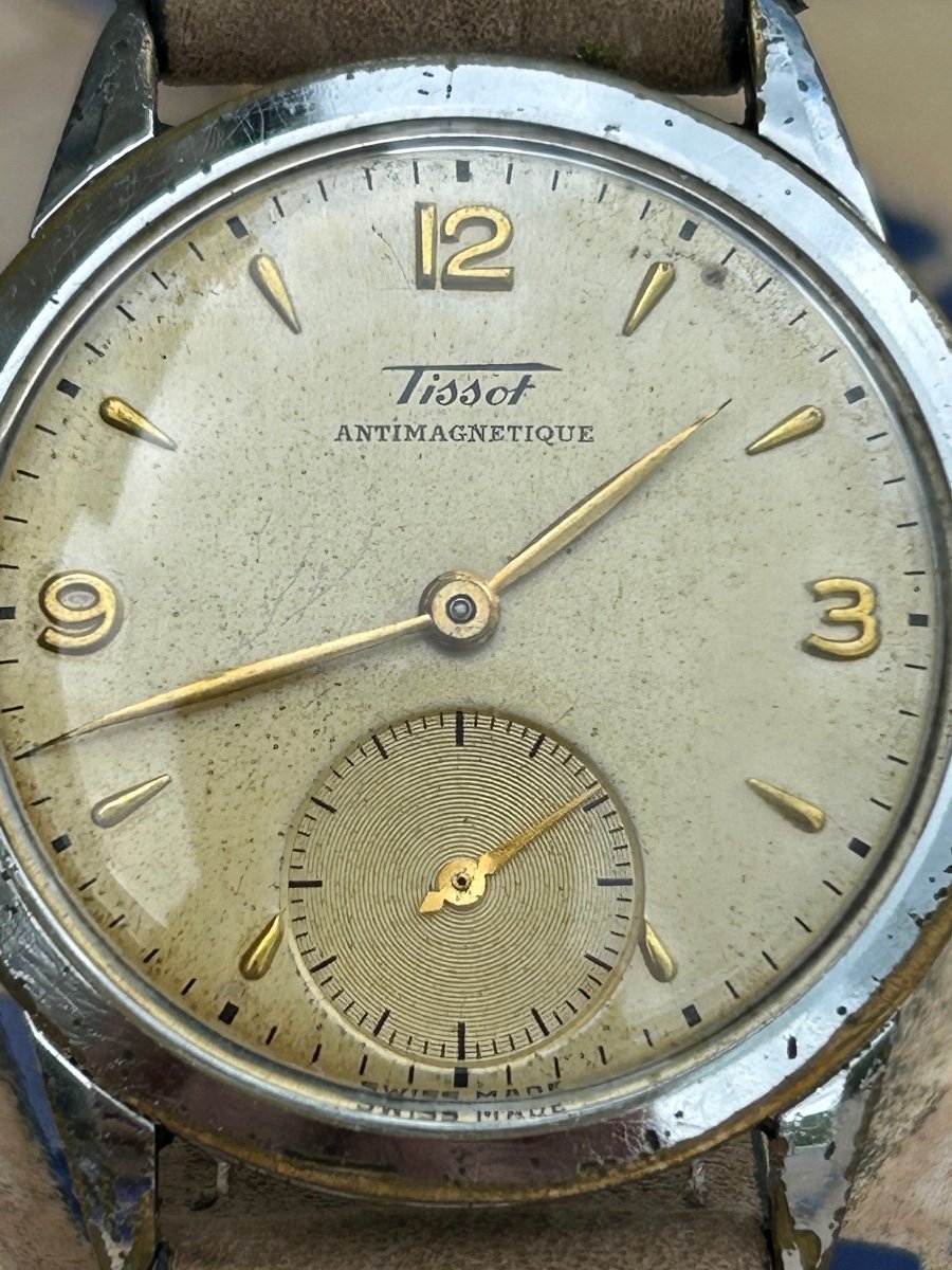 Tissot, montre mécanique années 50-photo-4