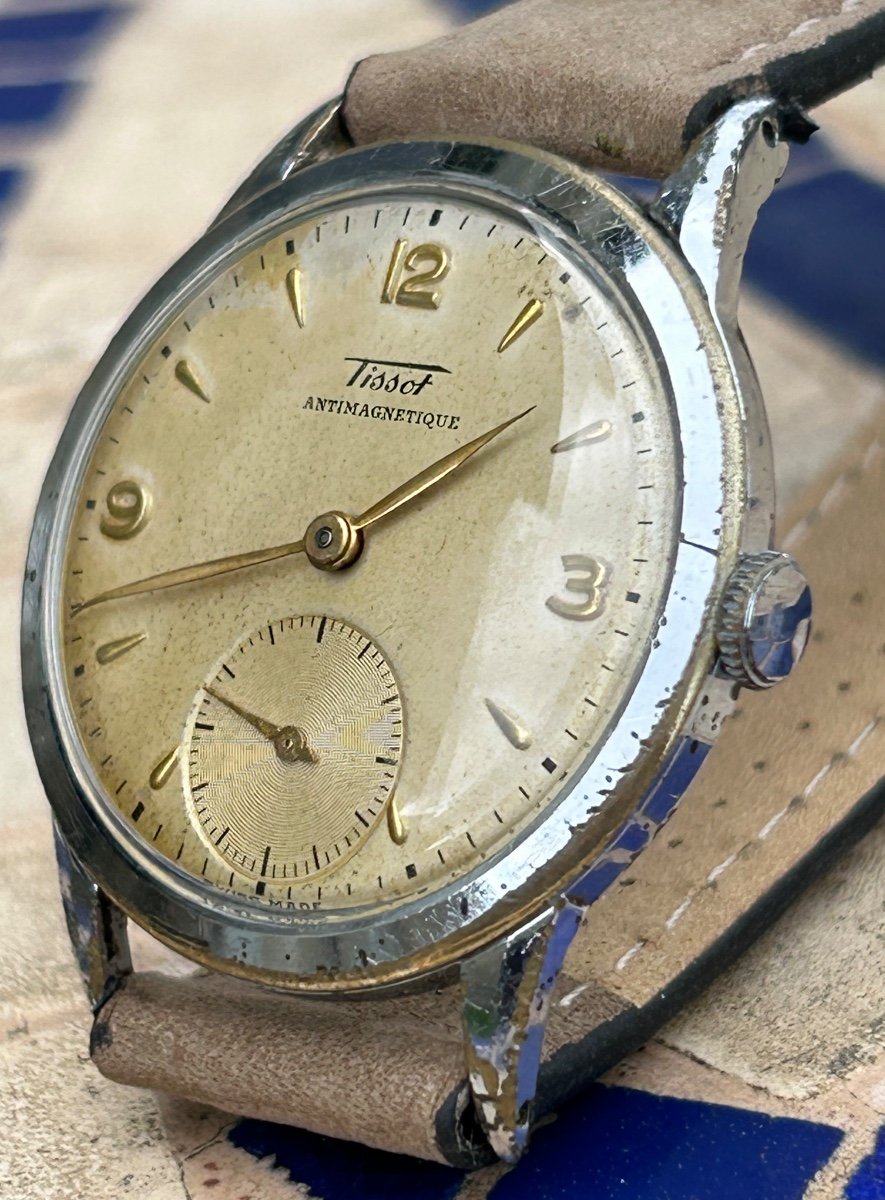 Tissot, montre mécanique années 50-photo-6